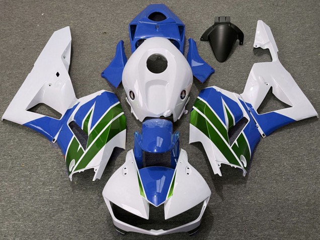 Carenados Moto Honda CBR600RR 2013-2023 - Blanco Azul Verde