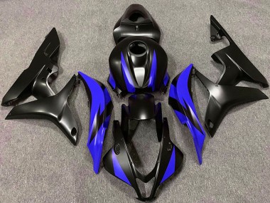 Carenado Moto Honda CBR600RR 2007-2008 - Azul Negro Mate