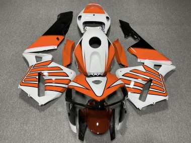 Carenados Moto Honda CBR600RR 2005-2006 - Blanco Naranja Alas