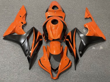 Carenados Moto Honda CBR600RR 2007-2008 - Naranja Negro Mate OEM Estilo