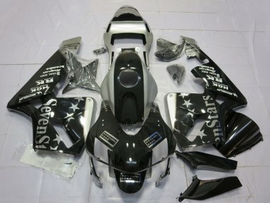 Carenados Moto Honda CBR600RR 2003-2004 - Plata Negro Brillante SevenStars