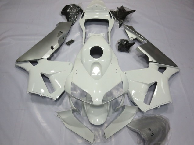 Carenados Moto Honda CBR600RR 2003-2004 - Plata Blanco