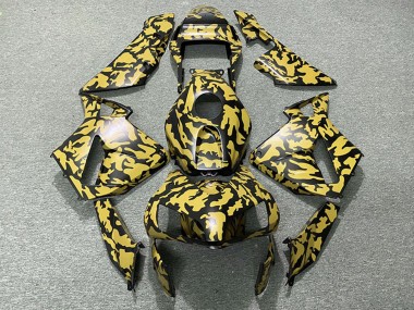 Carenados Moto Honda CBR600RR 2003-2004 - Amarillo Negro Camouflage