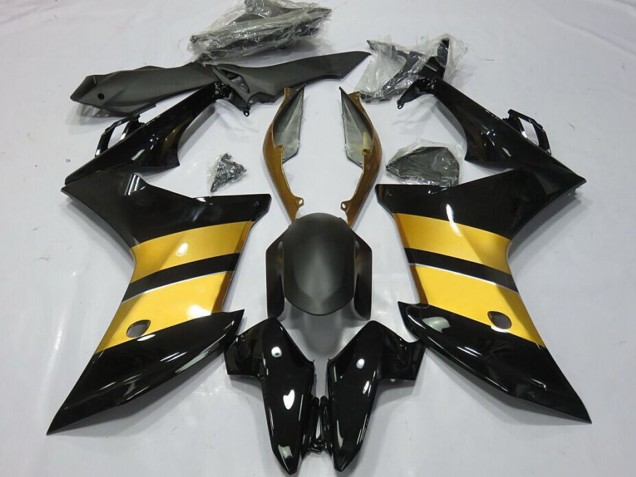 Carenados Moto Honda CBR600F 2011-2013 - Oro Negro Brillante CBR Diseño