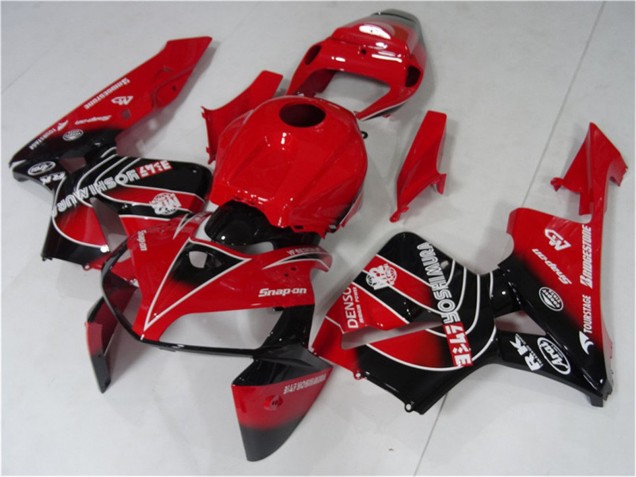Kit Carenados Moto Honda CBR600RR 2005-2006 - Rojo Negro