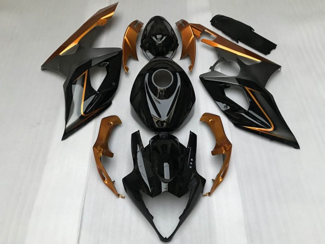 Carenados Moto Suzuki GSXR 1000 2005-2006 - Negro Brillante Bronze