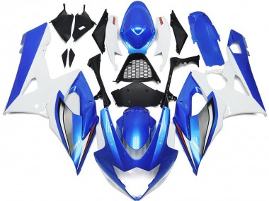 Carenados Moto Suzuki GSXR 1000 2005-2006 - Blanco Azul