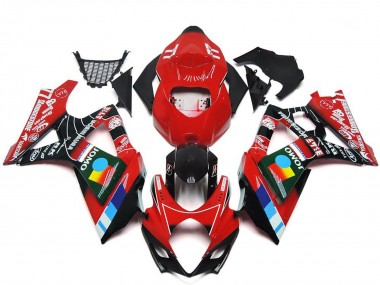 Carenados Moto Suzuki GSXR 1000 2007-2008 - Rojo Negro Azul Blanco Amarillo