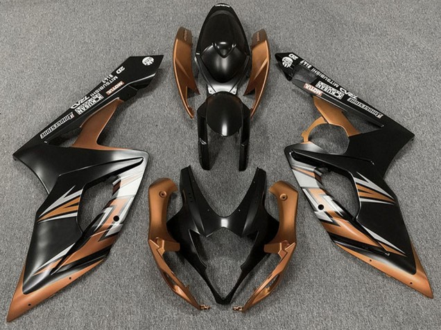 Carenados Moto Suzuki GSXR 1000 2005-2006 - Negro Mate Bronze