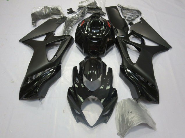 Carenados Moto Suzuki GSXR 1000 2007-2008 - Negro Brillante Negro Mate
