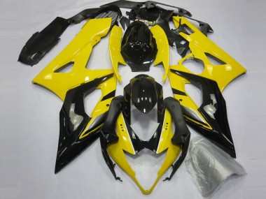 Carenados Moto Suzuki GSXR 1000 2005-2006 - Amarillo Negro Brillante