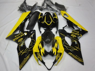 Carenados Moto Suzuki GSXR 1000 2005-2006 - Amarillo Negro Corona Alstare