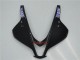 Carenados Moto Honda CBR600RR 2007-2008 - Negro Mate Plata Gris Repsol
