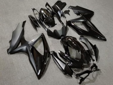 Carenados Moto Suzuki GSXR 600 / GSXR 750 2008-2010 - Negro Brillante Negro Mate