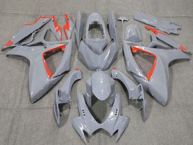 Carenados Moto Suzuki GSXR 600 / GSXR 750 2006-2007 - Nardo Gris Rojo