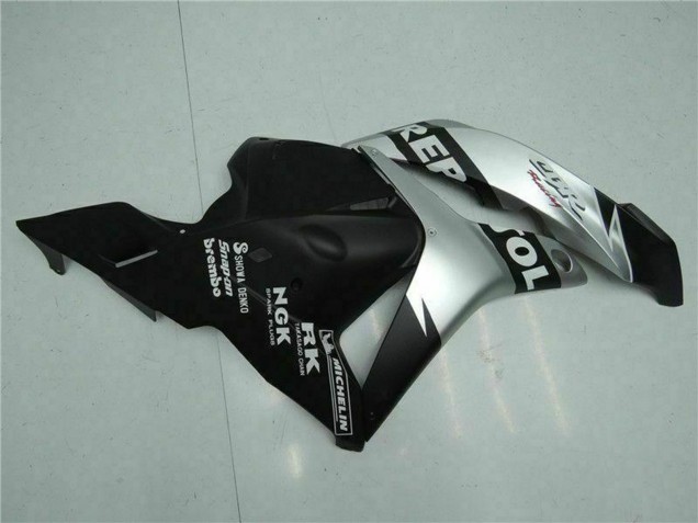 Carenados Moto Honda CBR600RR 2009-2012 - Plata Negro Mate Repsol