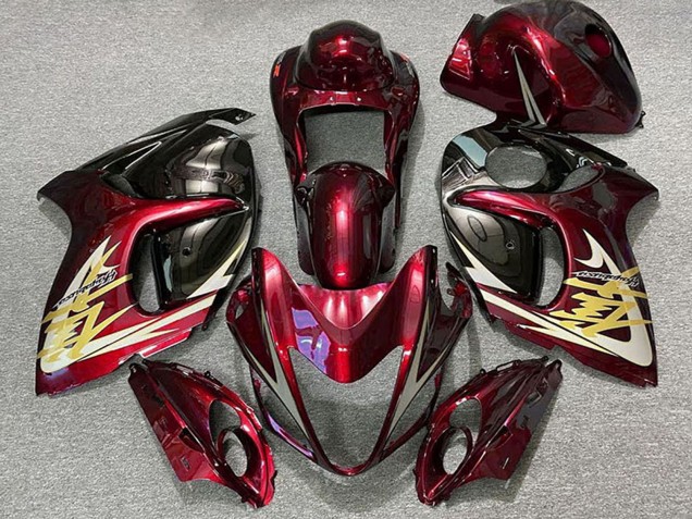 Carenados Moto Suzuki GSXR 1300 2008-2020 - Rojo Profundo Oro