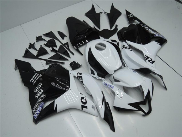 Carenado Moto Honda CBR600RR 2009-2012 - Blanco Negro Brillante Repsol