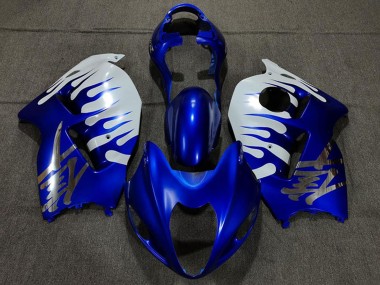 Carenados Moto Suzuki GSXR 1300 1996-2007 - Blanco Azul Llama
