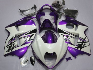 Carenados Moto Suzuki GSXR 1300 1996-2007 - Blanco Brillante Púrpura