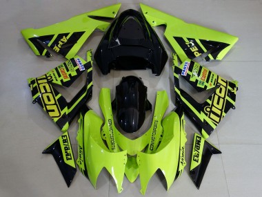 Carenados Moto Kawasaki ZX10R 2004-2005 - Alta Visibilidad Amarillo