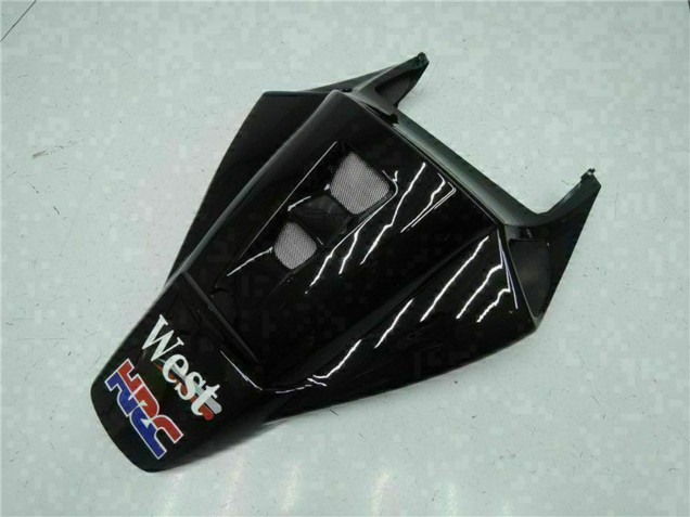 Carenados Moto Honda CBR1000RR 2004-2005 - Negro Brillante Blanco West Mobil Michelin