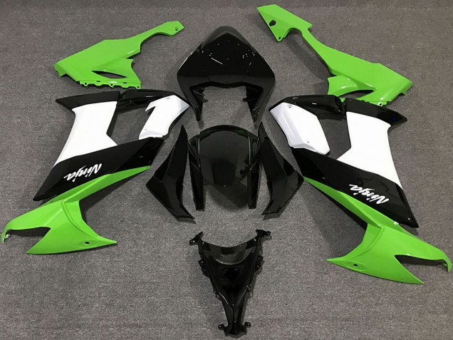 Carenados Moto Kawasaki ZX10R 2008-2010 - Verde Blanco Negro