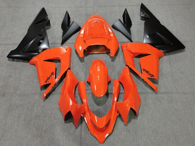 Carenados Moto Kawasaki ZX10R 2004-2005 - Naranja Negro