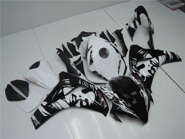 Carenados ABS Honda CBR1000RR 2008-2011 - Blanco Negro Brillante