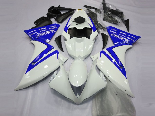 Carenados Moto Yamaha R1 2012-2014 - Blanco Azul