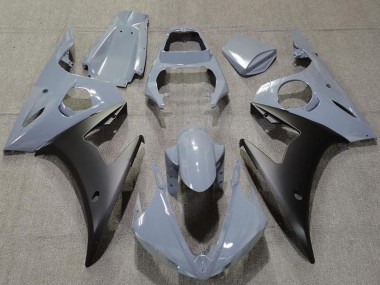 Carenados Moto Yamaha R6 2003-2004 - Nardo Gris Negro Mate