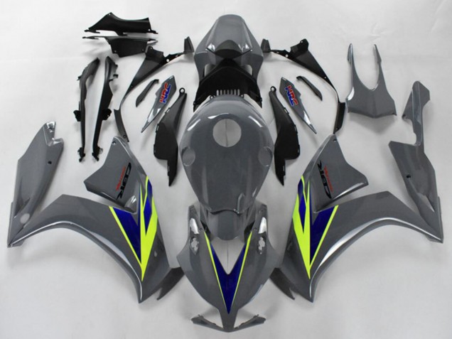 Carenados Moto Honda CBR1000RR 2012-2016 - Nardo Gris Azul Fluo Amarillo