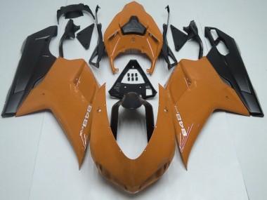 Carenados Moto Ducati 848 2007-2014 - Brown Negro Mate