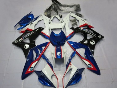Carenado Moto BMW S1000RR 2009-2014 - Blanco Rojo Azul Negro Brillante