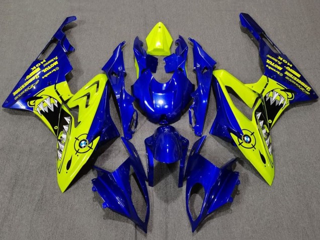 Carenados Moto BMW S1000RR 2009-2014 - Amarillo Azul Tiburón