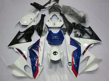 Carenado Moto BMW S1000RR 2009-2014 - Blanco Rojo Azul Negro Brillante