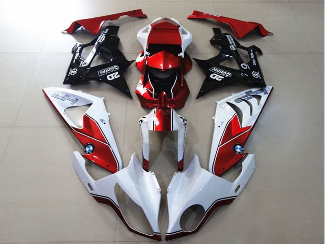 Carenados Moto BMW S1000RR 2009-2014 - Blanco Rojo Negro Brillante