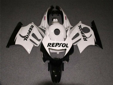 Carenados Moto Honda CBR600 F3 1997-1998 - Blanco Negro Brillante Repsol