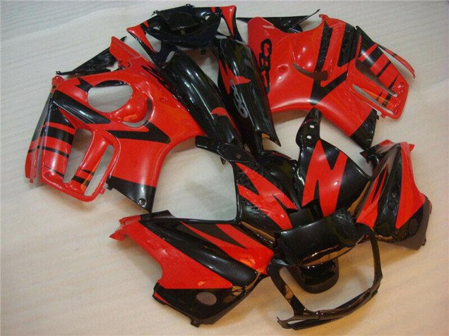 Carenado Moto Honda CBR600 F3 1995-1996 - Rojo Negro Brillante