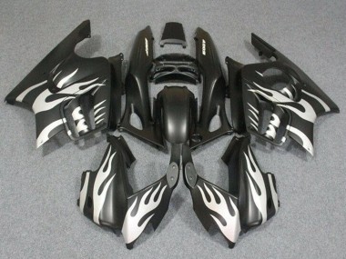 Carenados Moto Honda CBR600 F3 1995-1996 - Blanco Negro Mate Llama