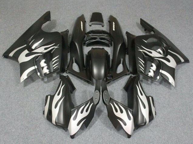 Carenados Moto Honda CBR600 F3 1995-1996 - Blanco Negro Mate Llama
