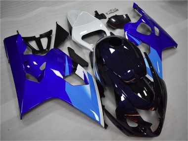 Carenado Moto Suzuki GSXR 600/750 2004-2005 - Blanco Azul Negro