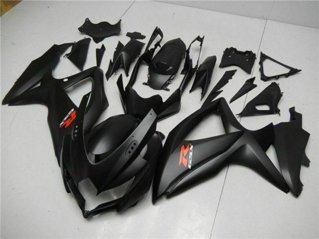 Carenados Moto Suzuki GSXR 600/750 2008-2010 - Negro Mate Rojo