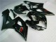 Carenado Moto Suzuki GSXR 1000 2005-2006 - Negro Brillante Negro Mate Rojo