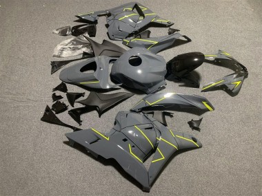 Carenados Moto Honda CBR600RR 2009-2012 - Nardo Gris Oscuro Amarillo