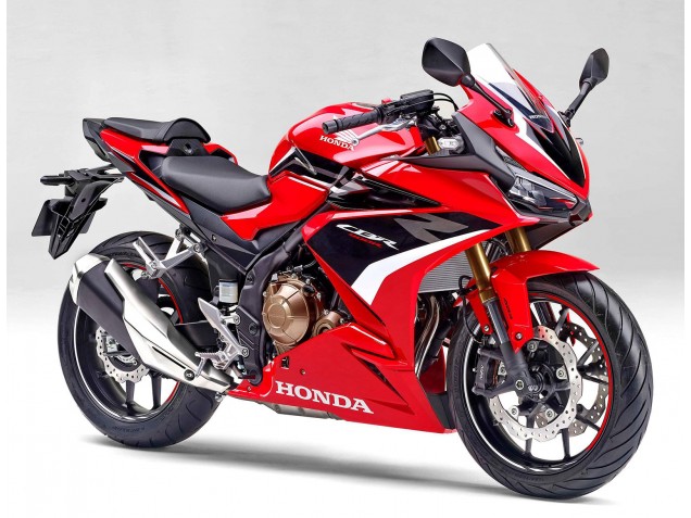 Carenados Moto Honda CBR400R 2022 - Rojo Blanco Negro Brillante