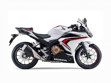 Carenados Moto Honda CBR400R 2022 - Blanco Rojo Negro Brillante