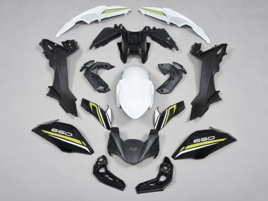 Carenados Moto Kawasaki Ninja Z650 2017-2019 - Negro Blanco Amarillo