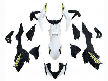 Carenados Moto Kawasaki Ninja Z650 2020-2023 - Blanco Negro Verde