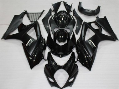 Carenados Moto Suzuki GSXR 1000 2007-2008 - Negro Brillante Negro Mate Blanco